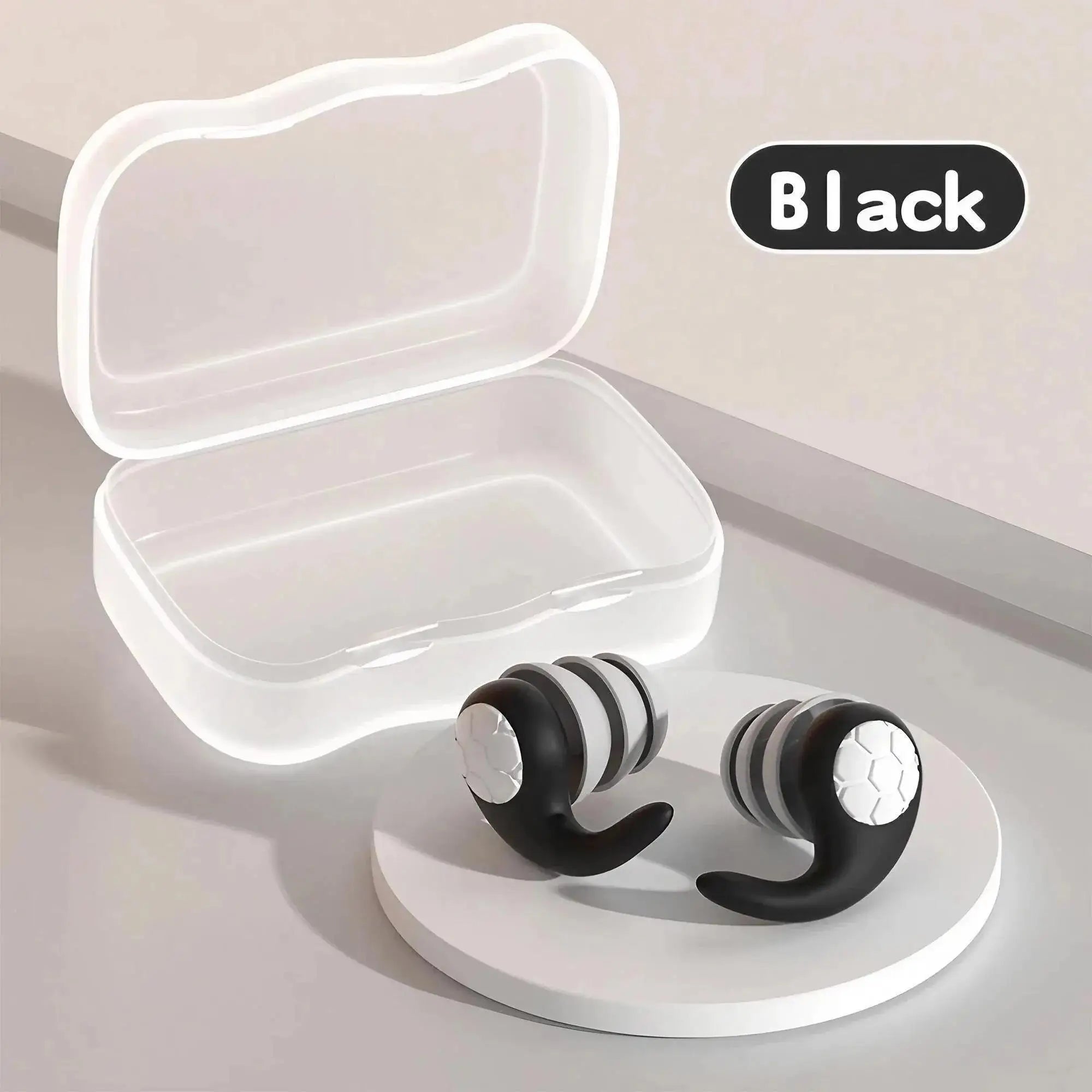 Sleep Noise Cancelling Ear Plug Soft Silicone Soundproof Sleep Aid Earplugs for Airplane Travel Anti-Noise Earplugs Repeatable