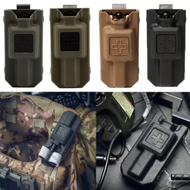 Outdoor Emergency Tourniquetrats for Blood Tactical Tourniquet Cat Storage Box Bag MOLLE Medical Package Kit Trauma First Aid