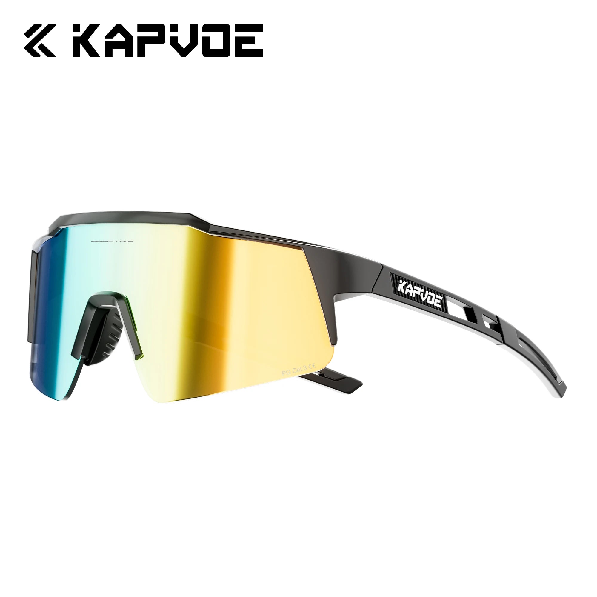 Kapvoe Hot Polarized Hiking Eyewear Men's Cycling Sunglasses Women MTB Bike Glasses Outdoor Pickball Sports Off-road Glasses