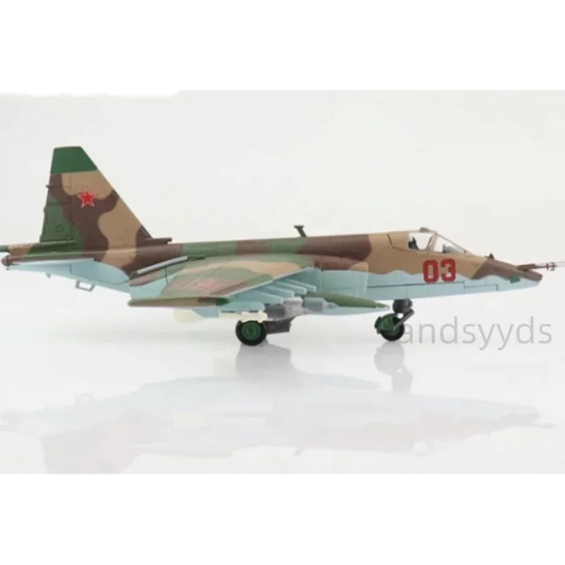 Diecast 1:72 Scale Plastic Airplane Model SU-25 Su-25 fighter Alloy DIY Simulation Model Building Block Souvenir Gifts For Toy