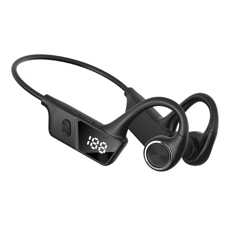 Lenovo Ai New Bone Conduction Bluetooth Headphones Memory Noise Cancellation Battery Level Display and Running Mode Waterproof