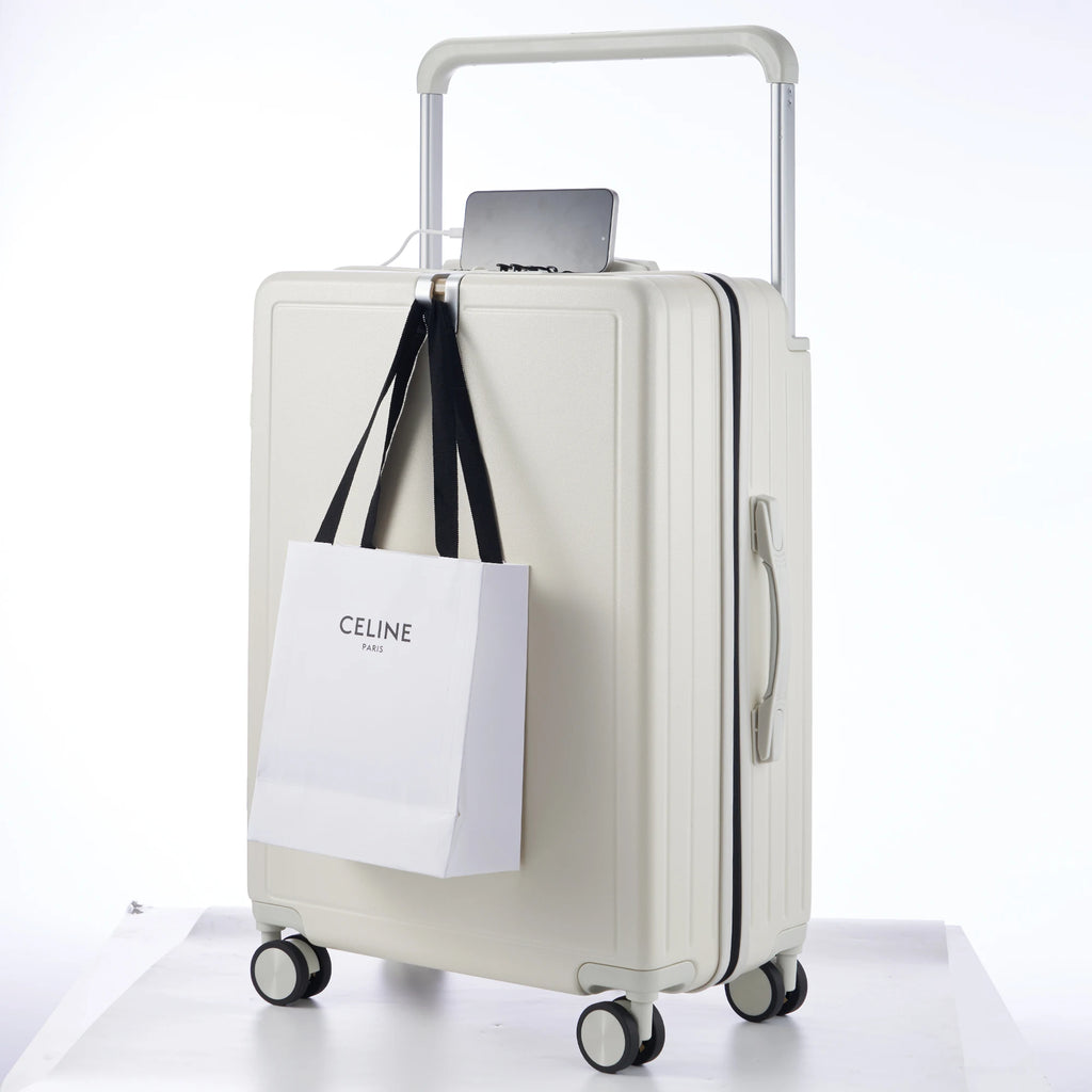 KLQDZMS 20"22"24"26"28 Inch Zipper Suitcase PC Boarding Box Multifunctional Trolley Case Large-capacity Password Luggage Bag
