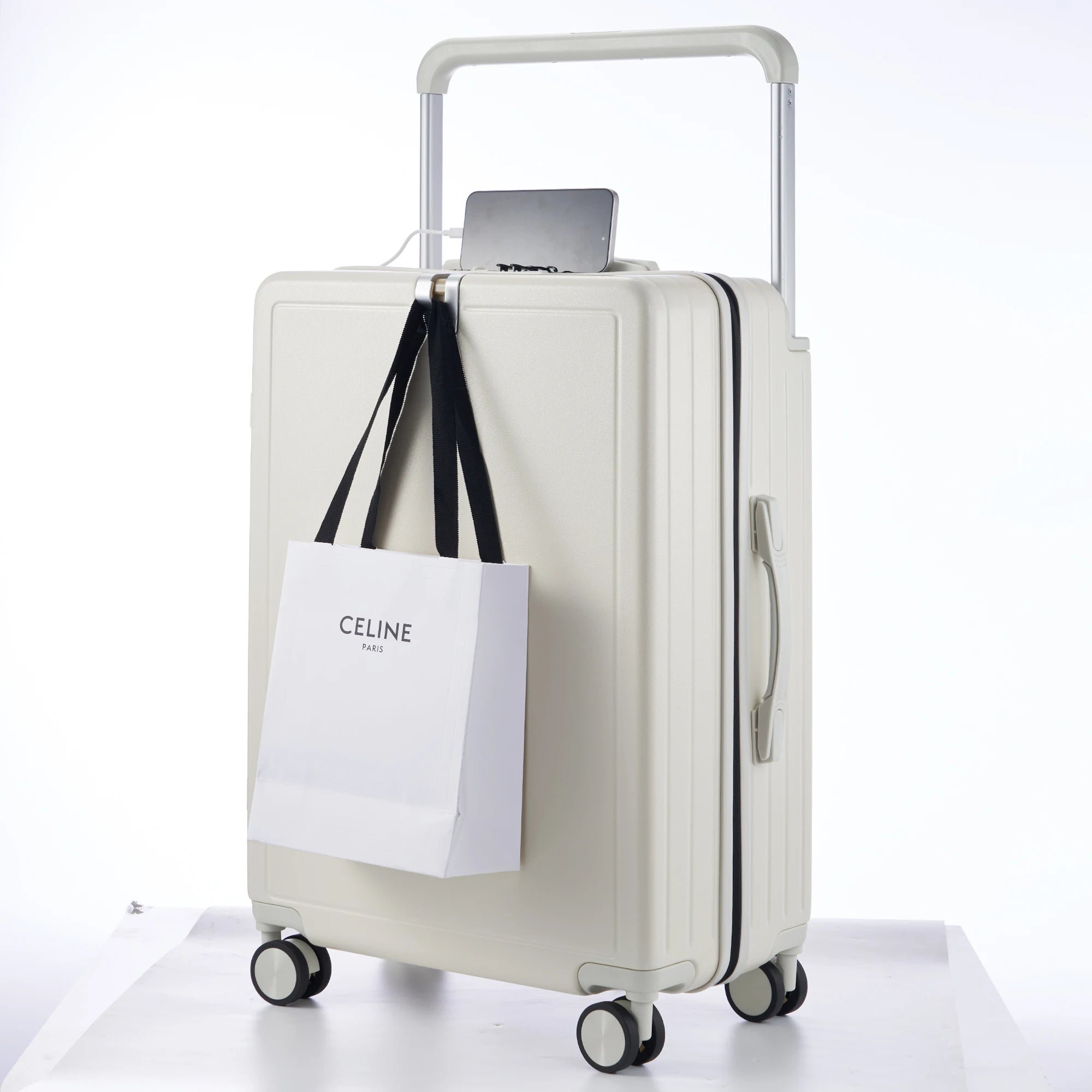 KLQDZMS 20"22"24"26"28 Inch Zipper Suitcase PC Boarding Box Multifunctional Trolley Case Large-capacity Password Luggage Bag