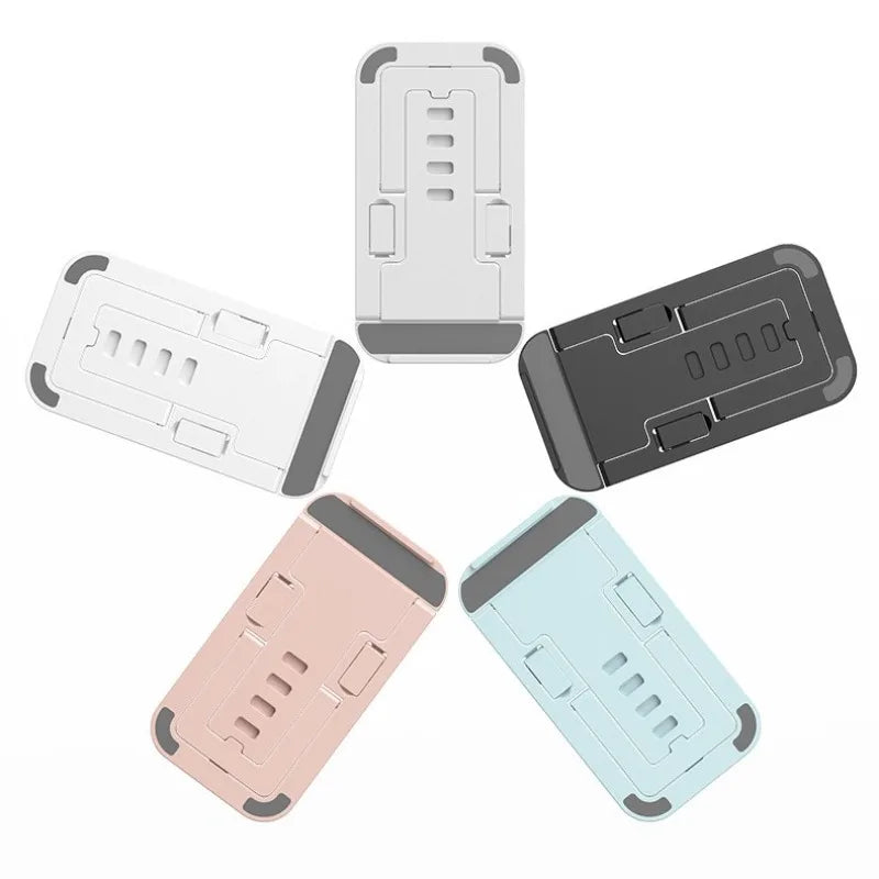 Universal Plastic Foldable Mobile Phone Holder Portable Desktop Adjustable Phone Stand for Iphone 16 15 Xiaomi Desk Lazy Bracket