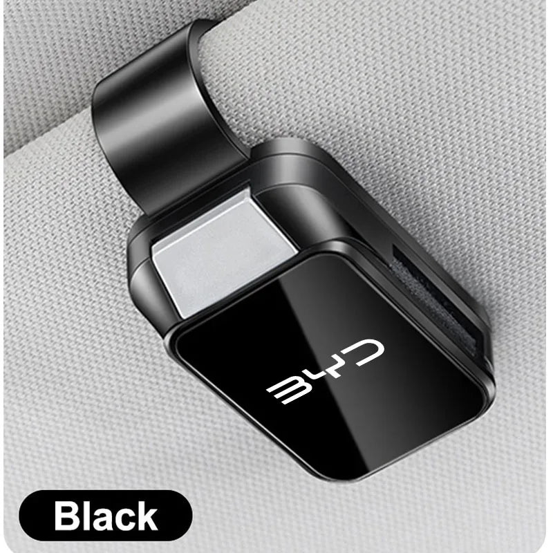 Car Visor Sunglasses Clip For Byd Seagull Dolphin Sealion 7 6 Atto 3 Song Qin Pro Tang F0 F3 F6 Eyeglass Holder Glasses Storage