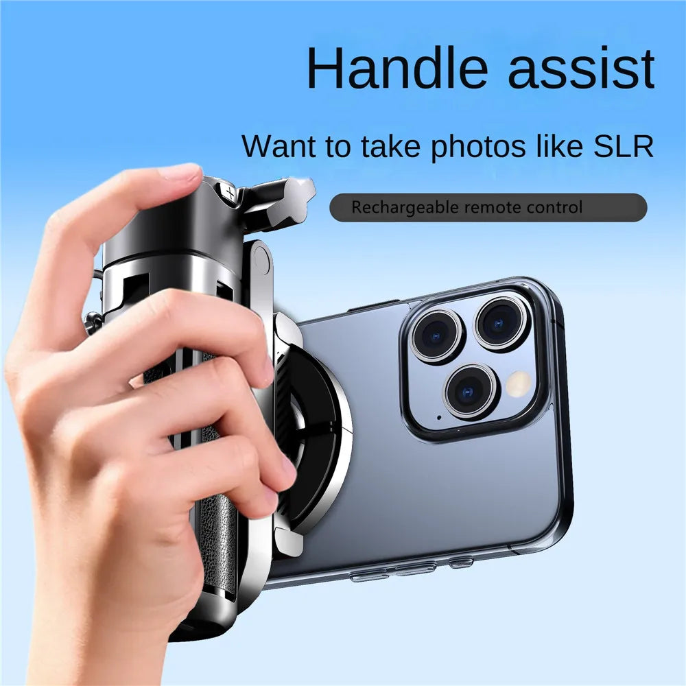 MEUYAG 2026 New Multifunctional Magnetic mini Selfie Stick with 360° Rotation Wireless Bluetooth Control Magnetic Phone Holder