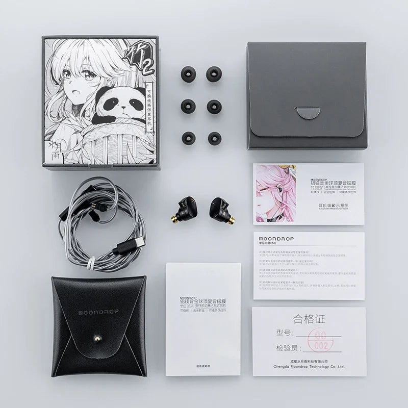 Pre-order Moondrop Chu II DSP 10mm High-performance Dynamic Driver IEMs Earphones Wired Earbuds TYPE-C With Microphone Earphone
