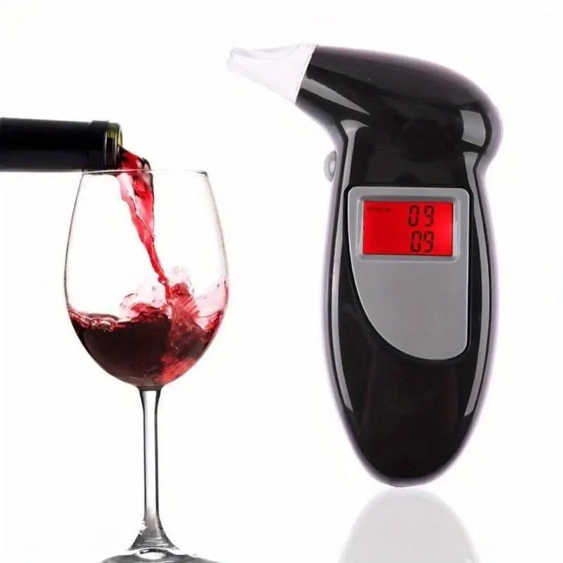 Digital Breathalyzer Blowing Out Gas Breathalyzer for Measuring Drunk Driving