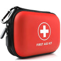Portable First Aid Kit in Hard Shell Case with Carabiner Clip & Compact Emergency Medical Bag for Home, Outdoor, Travel, Cam;'&*