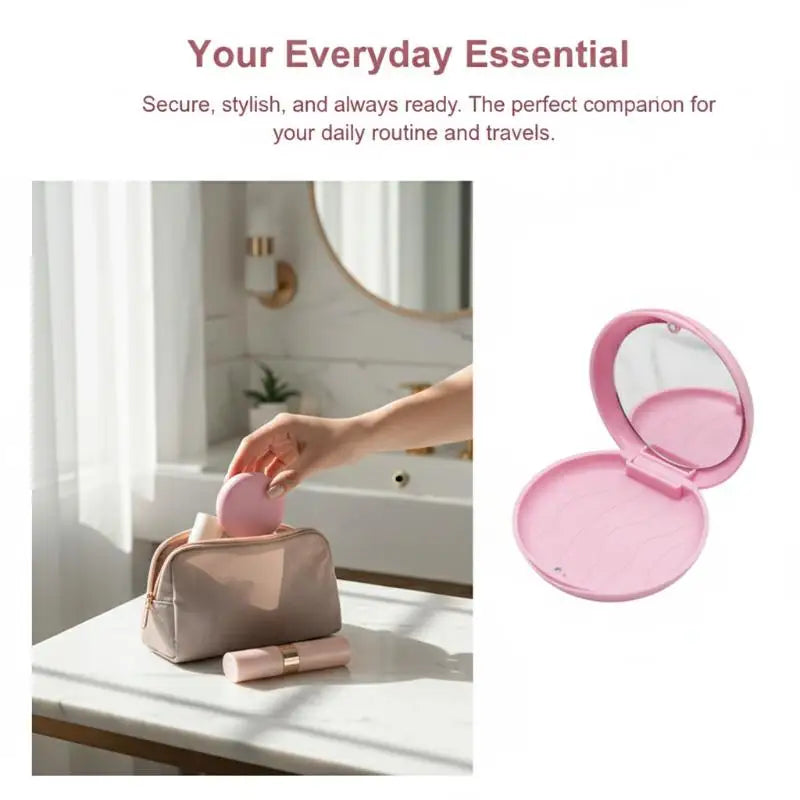 Dental Invisible Bracess Retainer Case Magnetic Portable Mouth Guard Denture Storage Box Tooth Case With Mirror Travel