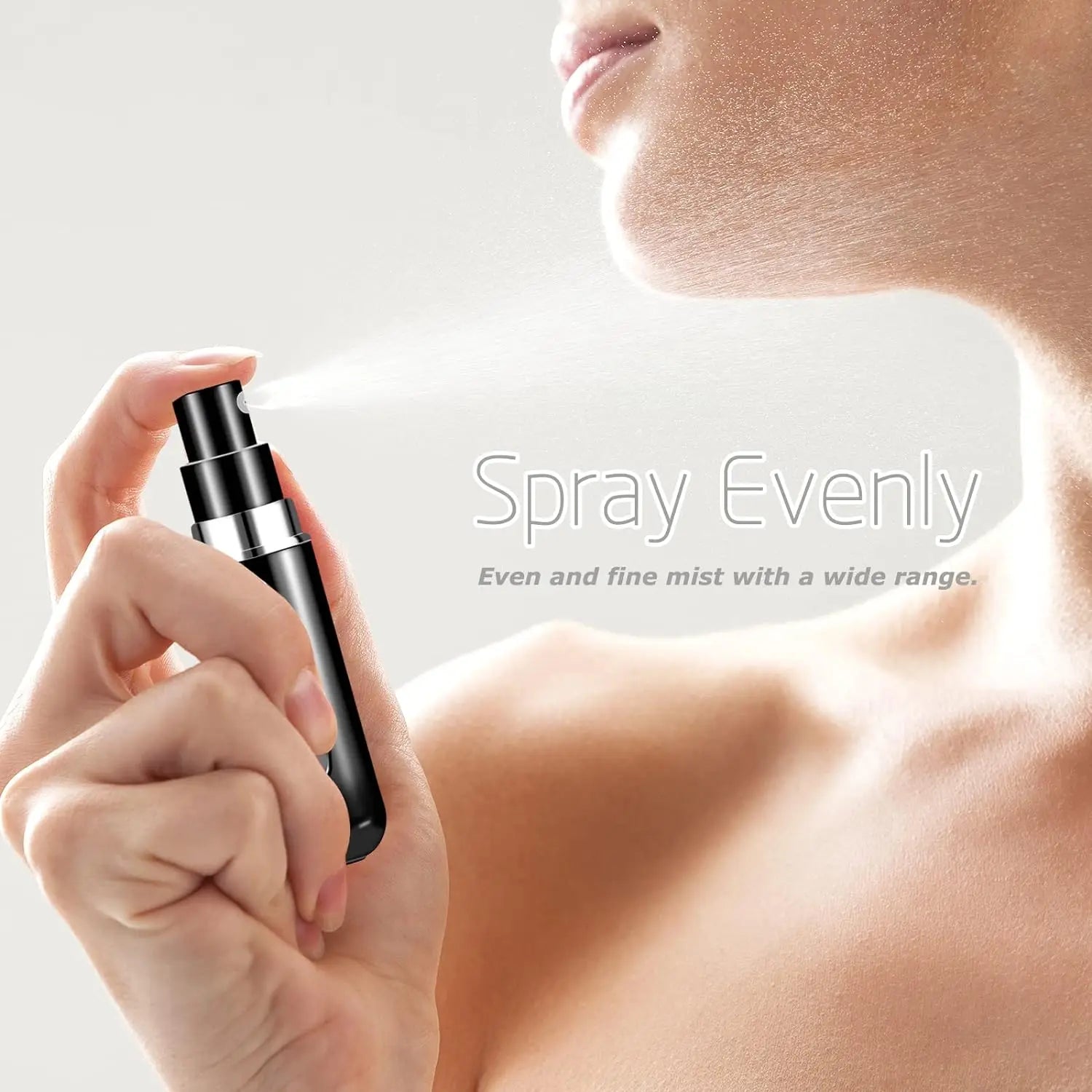 6Pcs 5ml Perfume Refillable Bottle Portable Mini Travel Spray Atomizer for Women, Pocket Cologne Dispenser