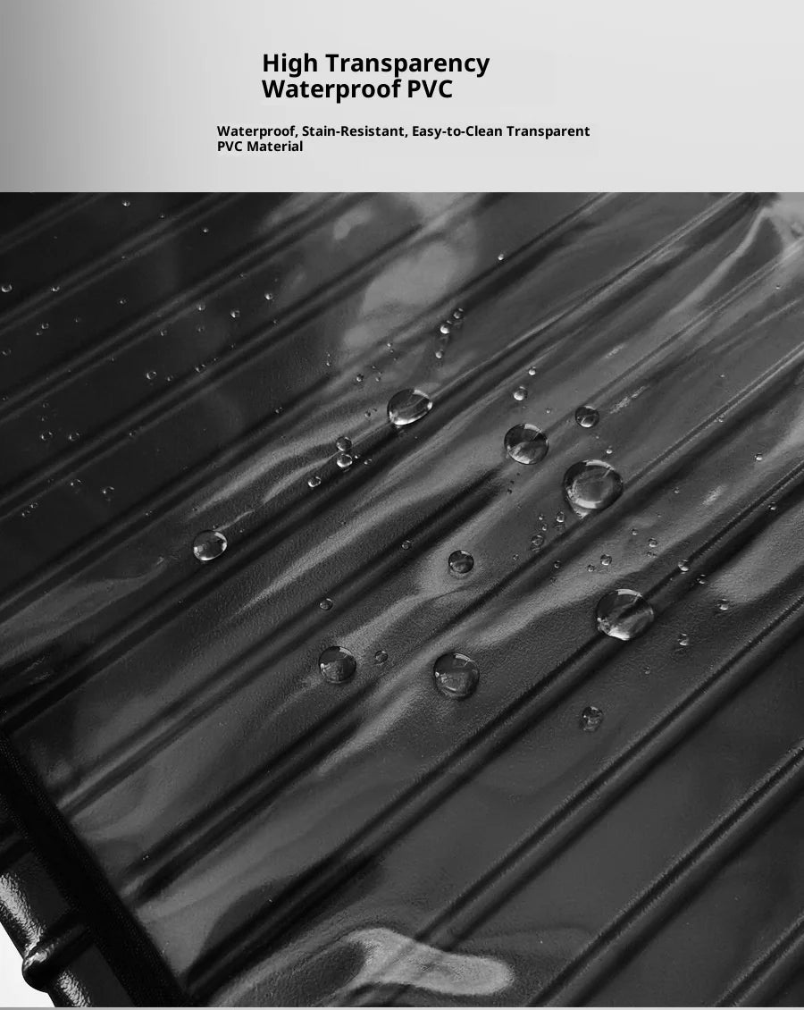 Transparent Pvc Luggage Protective Cover Wheeled Luggage Protective Cover Wear-Resistant Outer Cover Transparent Protective