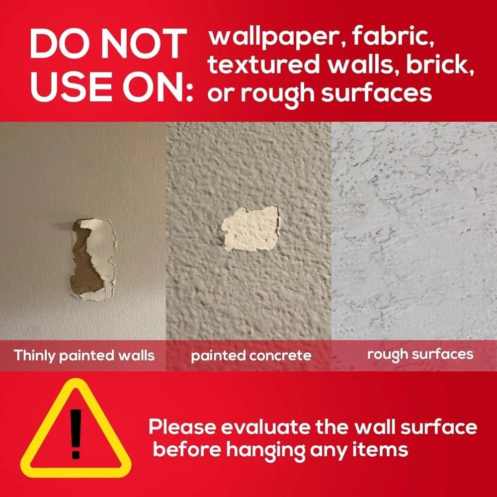 No Need to Punch Holes No-Drill Screw Stickers Transparent Wall Mounted Nail Free Stickers Acrylic No-trace Adhesive