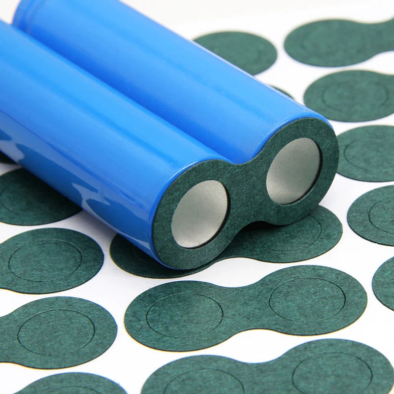 25~500pcs 18650 21700 Li-ion Battery Insulation Gasket 1S - 8S Pack Cell Barley Adhesive Paper Insulate Tool Glue Electrode Pads