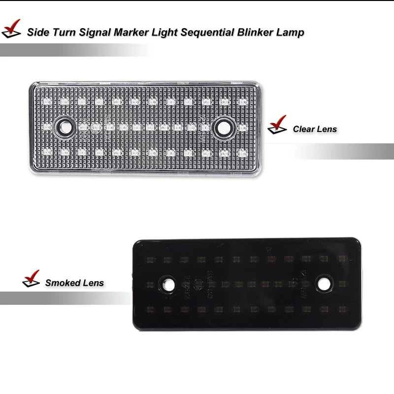 iJDM For Benz Sprinter W901 W902 W903 W904 W905 Classic W909 For VW LT Parking Clearance Side Marker Lights Turn Signal Lamps