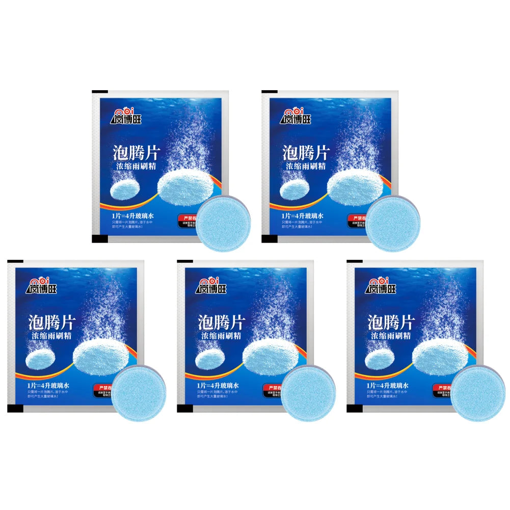 20-1PCS Car Solid Cleaner Windscreen Cleaner Effervescent Tablet Auto Wiper Glass Solid Cleaning Concentrated Tablets