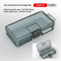 Thickened Grid Plastic Tool Box Screw Storage Organizer with Removable Dividers Adjustable Compartments for Car Repair DIY