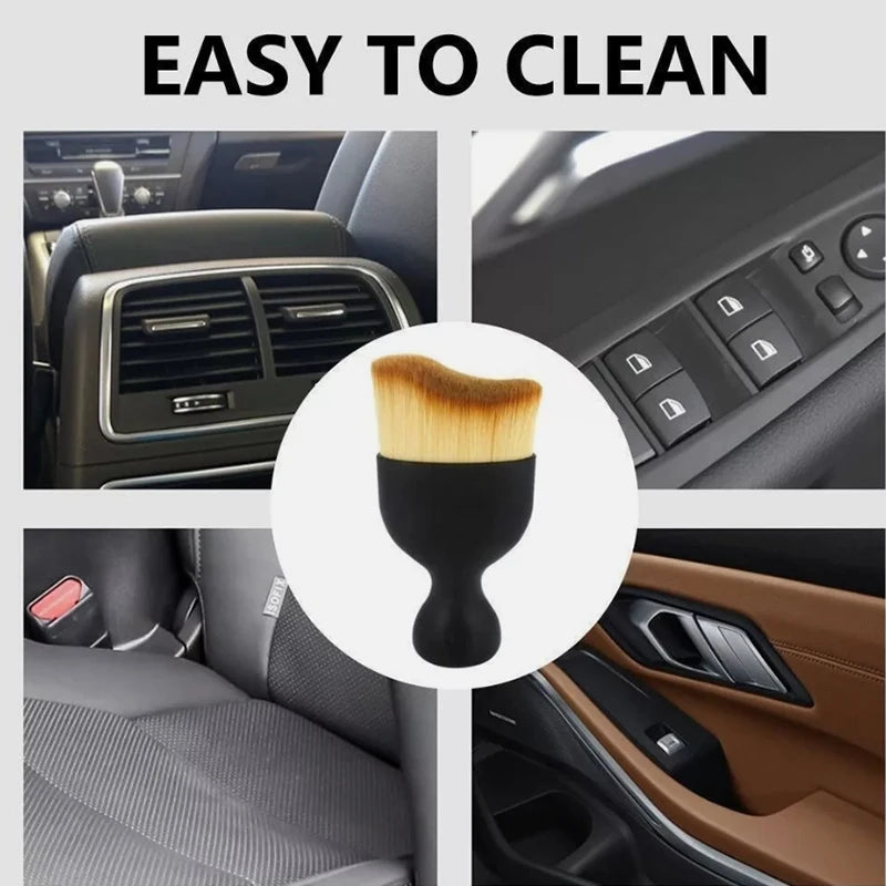 Car Interior Cleaning Brush Auto Center Console Air Outlet Clean Soft Brush Car Crevice Dust Removal Detail Brushes