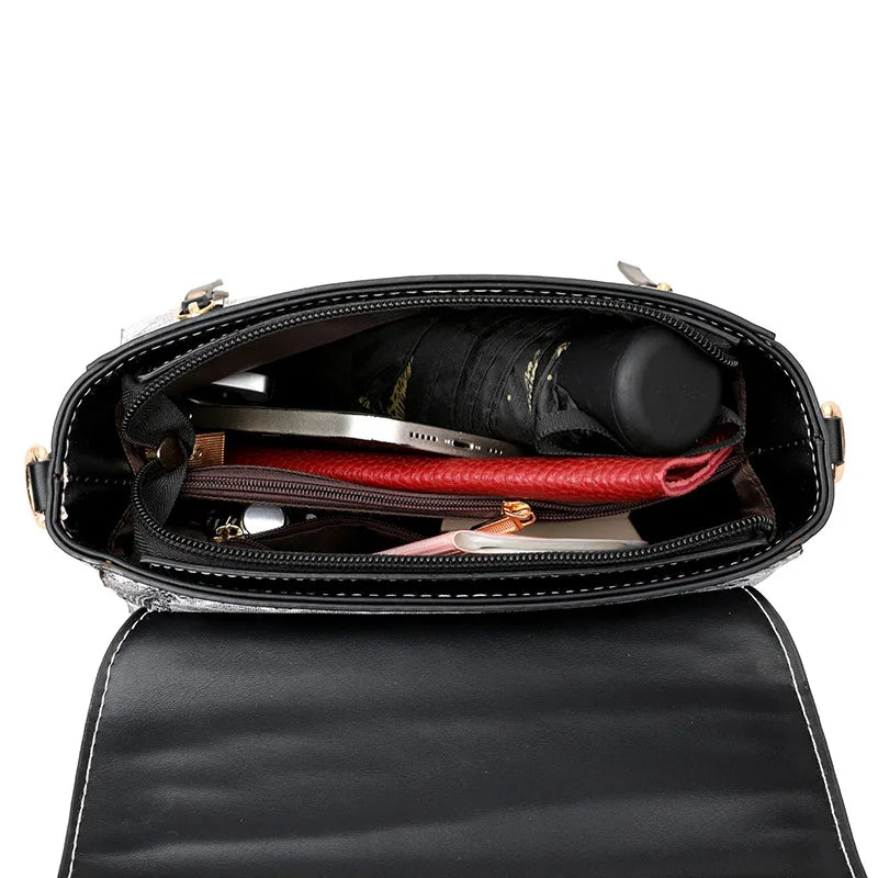 2025 new fashionable high-end handbag trend, simple Korean version single shoulder crossbody bag trend