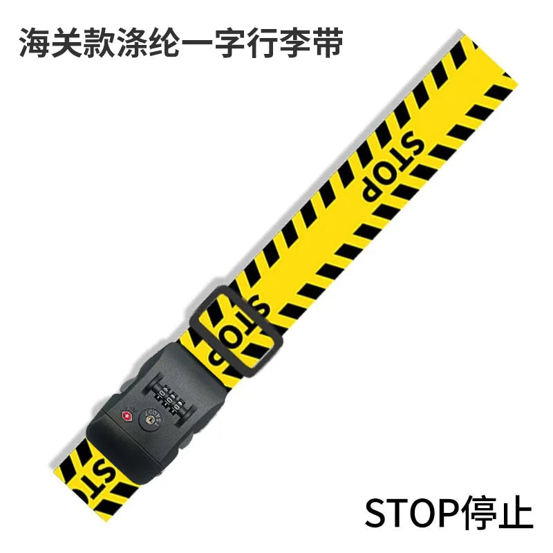 Luggage Straps for 22-28 inch Suitcases TSA Approved Combination Lock Adjustable Suitcase Packing Belt Abroad Binding Straps