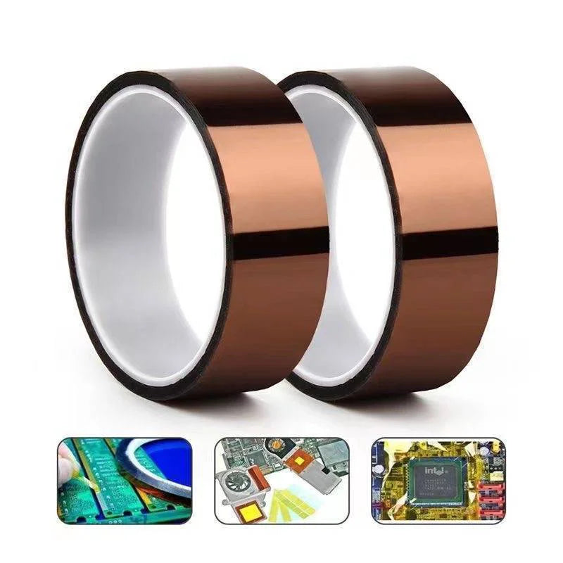 Polyimide Tape High Temperature Resistant Insulation Adhesive Tape for Welding 3D Printing Electronic Repair DIY
