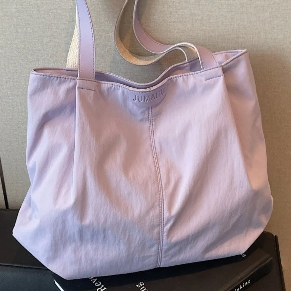 Excellent 2026 New Stylish Nylon Foldable Tote Bag Crossbody Shoulder Underarm Handbag Large Medium Small Sizes
