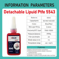 50ml 5543 Pipe Sealant, Liquid PTFE Tape, Thread Locker, Anaerobic Adhesive, Can Replace Mechanical Gaskets and Fasteners