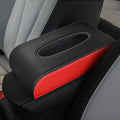 The new soft leather car tissue box, car armrest pumping box, container, towel, napkin holder, paper holder, storage bag