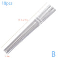 10/50Pcs Stainless Steel Barbecue Skewer Reusable BBQ Skewers Kebab Iron Stick For Outdoor Camping Picnic Tools Cooking Tools