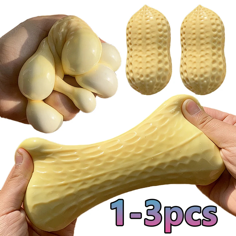 Simulation Peanut Slow-Rebound Squeeze Toy, Stress Relief, Ventilated and Fun, Cute Large Toy Ball, Party Gift/*