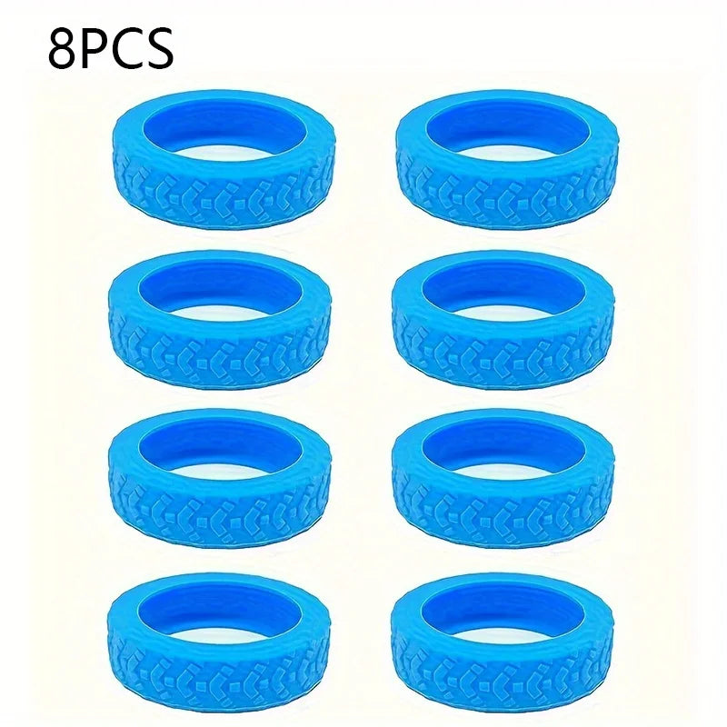 8pcs Luggage Wheel Protection Cover, Silicone Wheel Cover, Luggage Wheel Cover Cover, Noise Proof Foot Cover, Luggage Racks