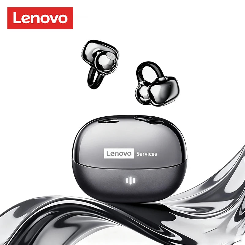 Lenovo RS103 OWS Ear Clip Earphones Wireless Bluetooth 6.0 Earbuds Sports Music 24H Long Battery Life Wireless Headphones Choice