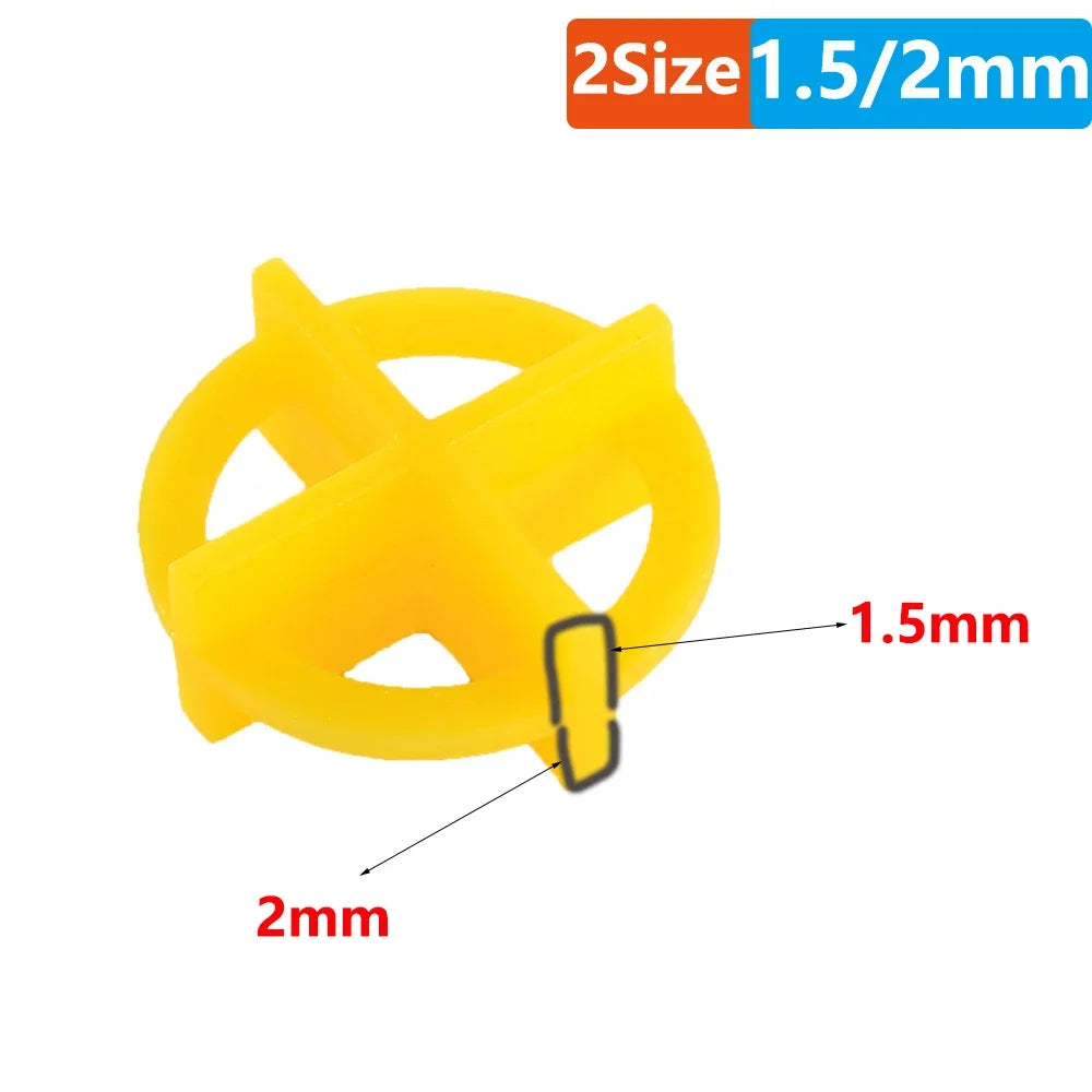 50/100/300Pcs Porcelain Tile Spacers Clips Wedge Ceramic Leveling System Floor Wall Tile Gap Leveling System Construction Tools