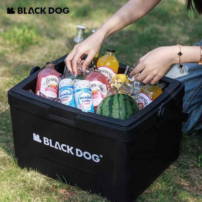 BLACKDOG 13L/25L Mobile Thermal Box Large Capacity Cooler Box PP Material Camping Outdoor Car Ice Picnic Portable Incubator Box