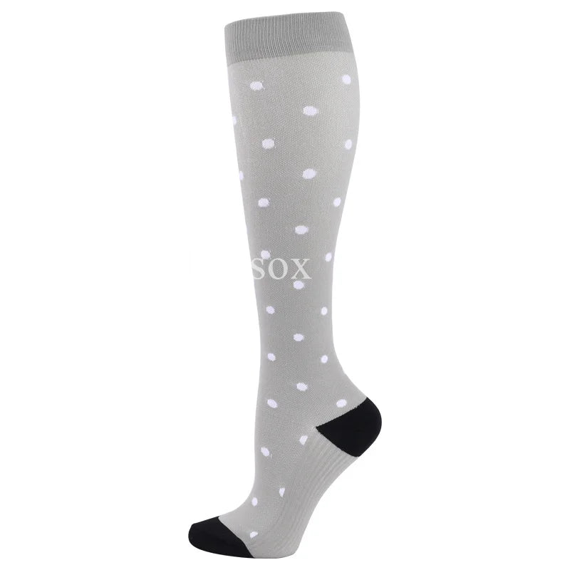 Sports Socks Running Compression Socks for Medical Varicose Veins Edema Diabetes Pregnancy Women Flight Travel Compression Socks