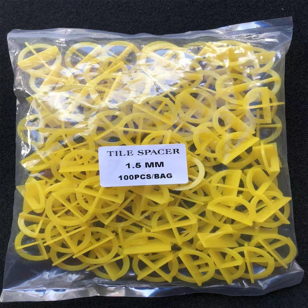50/100/300Pcs Porcelain Tile Spacers Clips Wedge Ceramic Leveling System Floor Wall Tile Gap Leveling System Construction Tools