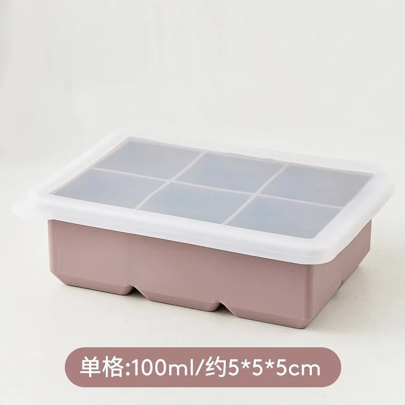 Creative Hexagon 37 Grid Ice Making Honeycomb with Lid Silicone Moulds Refrigerator Homemade Ice Mold Household Ice Making box