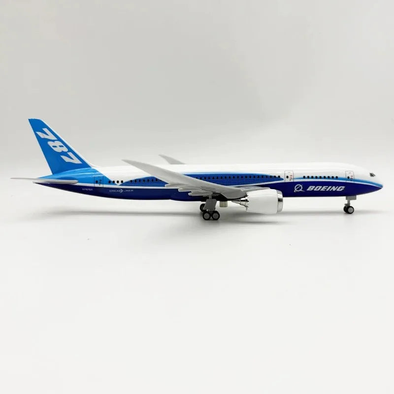 30cm Plastic Model Airplanes B787 Prototype Airways Diecast 1/250 Scale Aircraft Assembly Model Souvenir Toy Planes With Stand