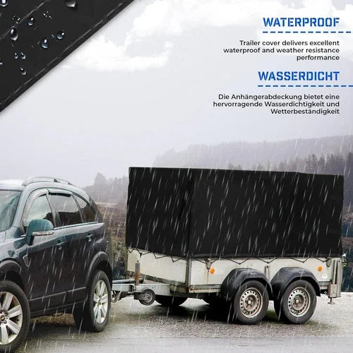 Car Trailer Cover Trailer Tarpaulin High-Sided Cover 210x114x90cm For Stema Opti An F 750 850 High-Tarp Protection For Trailers