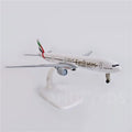 20cm scale aircraft	B777 Emirates Airlines Toy planes w Landing Gears Metal Replica Model airplanes Children toy Christmas gift
