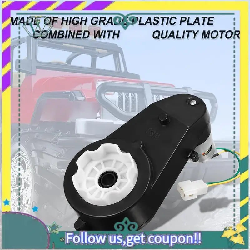 Upgraded 24V Kids Ride On Car Gearbox 24V 40000RPM Motor 2Pcs Electric Motor Gearbox Motorcycles High Speed RS555 Drive Engine