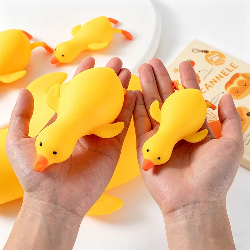 Antistress Duck Squishy Fidgets Toys Cute Animals Duck Slow-rebound Squeeze Toy Decompression Stretch Toys for Friends Best Gift