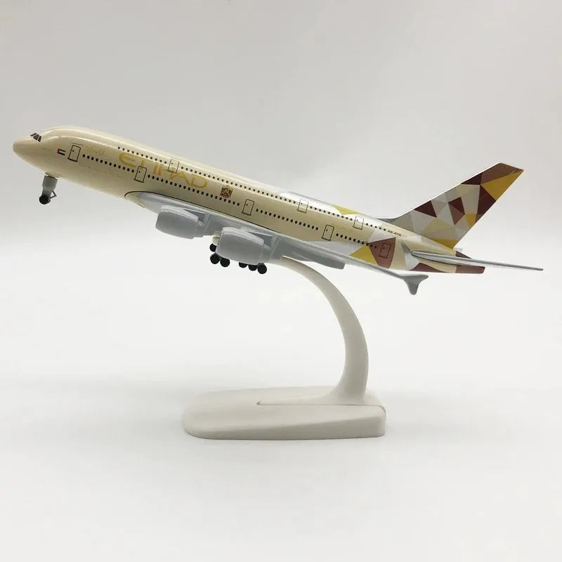 1/400 Scale 20CM Alloy Antonov An-225 "Mriya" A380 330 747 777 Airplane Diecast Model Child Toy For Gift Collectible Miniatures