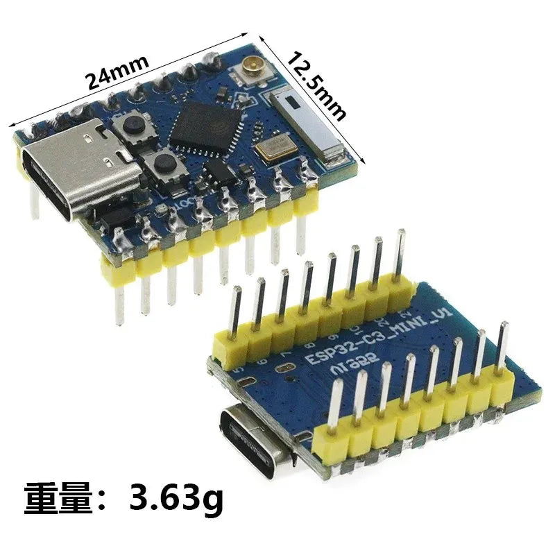 aESP32-C3-Zero Pro Mini Development Board WiFi Bluetooth Ultra-small Size ESP8266 ESP32 C3 ESP 32 For Arduino