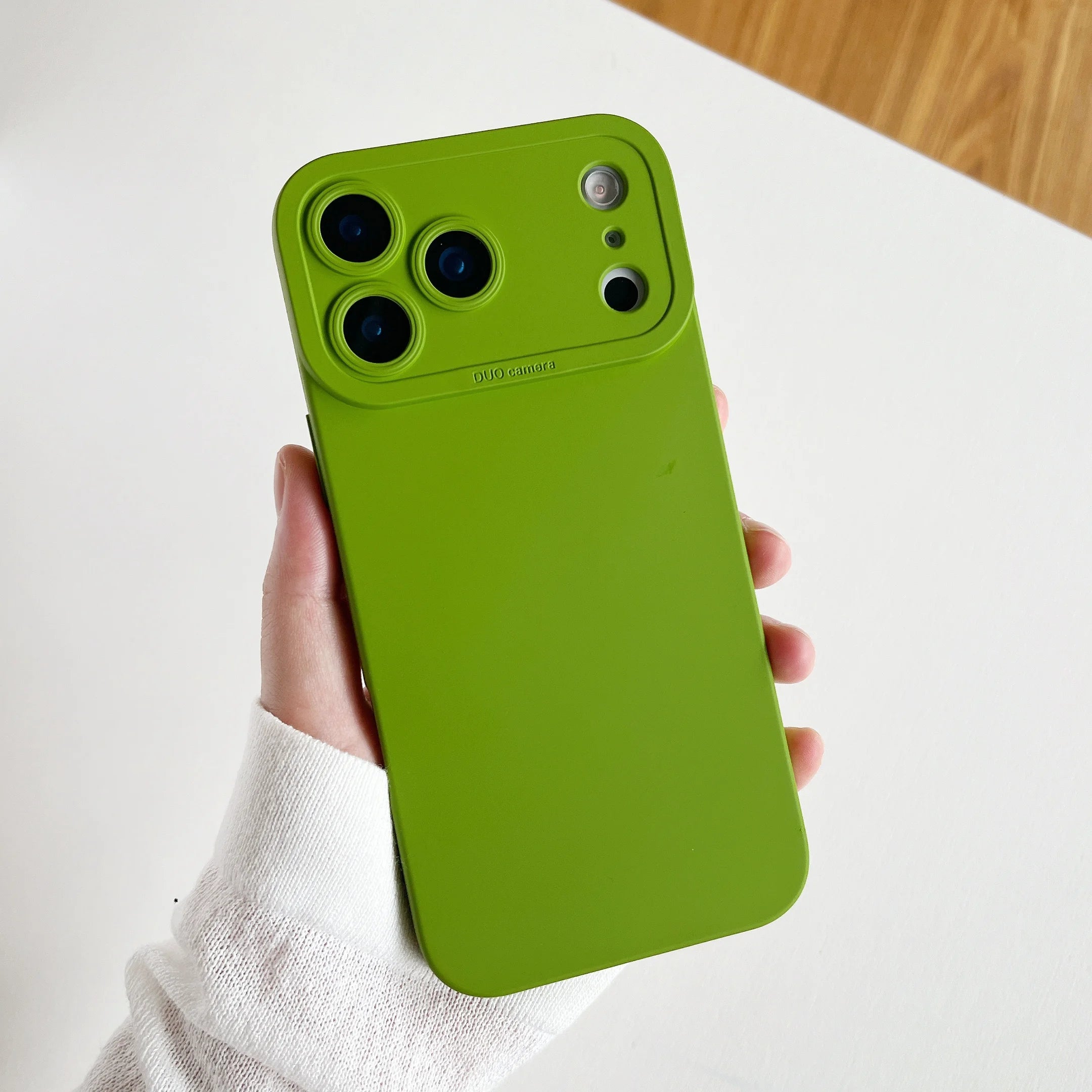 Original Silicone Pupil Camera Case For iPhone 17 Air 16 15 14 13 12 Mini 11 17 Pro Max 7 8 Plus Plain Color Armor Cover Capa