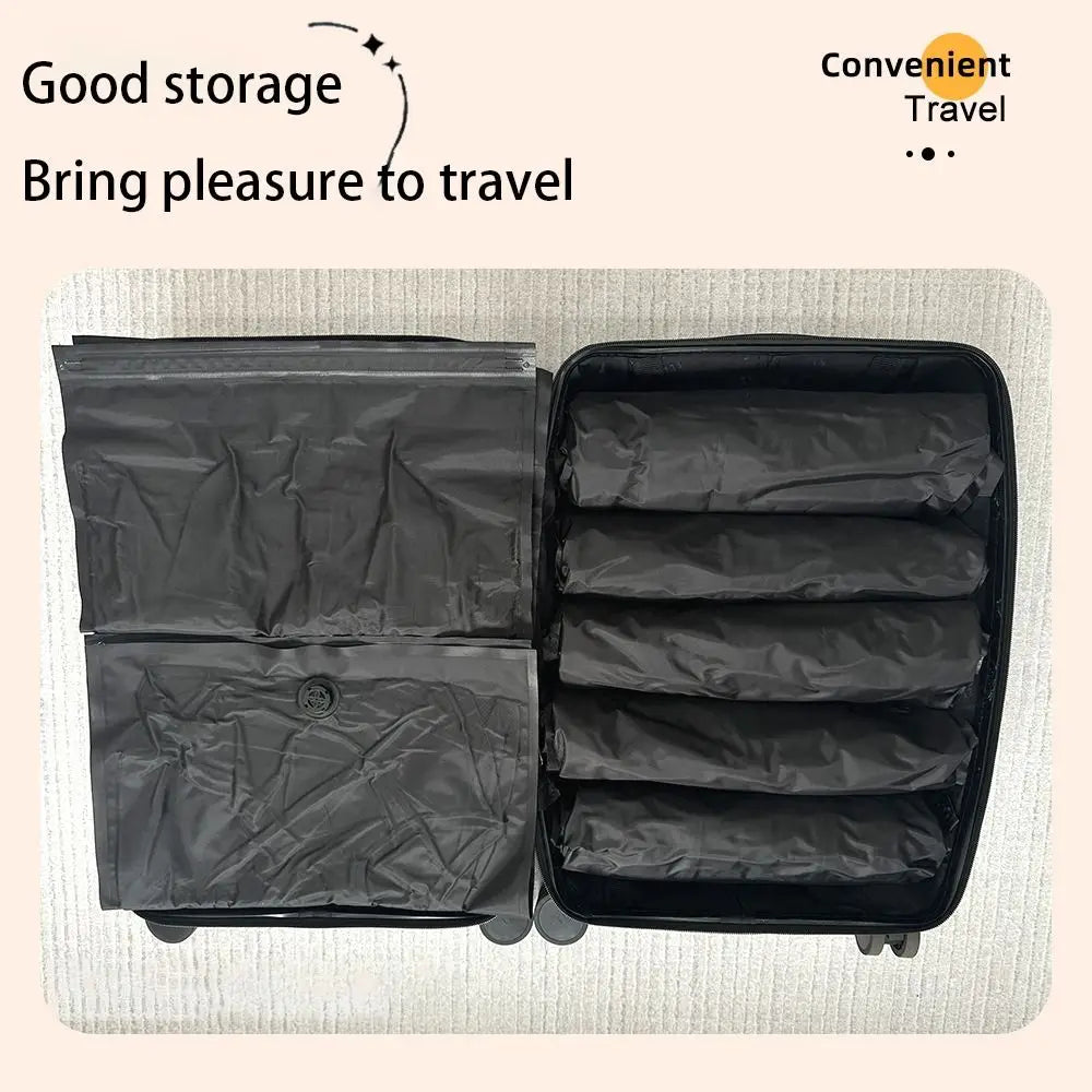 Reusable Hand Roll Vacuum Bags Space Saver Dustproof Vacuum Compression Bag Portable Luggage Vacuum Storage Bag for Travel
