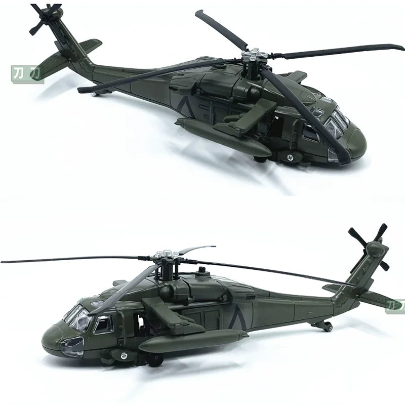 Diecast 1/64 Scale UH-60 UH60 Helicopter Air Millitary Model USAF Fighter Aircraft Airplane Model Souvenir Collection Toy Gift