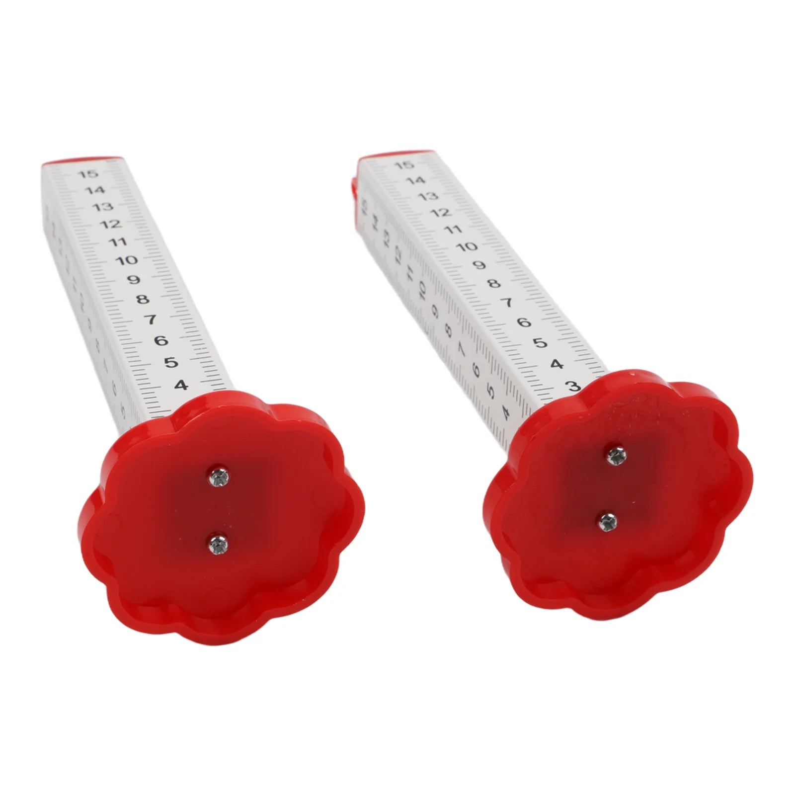 2pcs Equal Height Marking Ruler 4 Sided Scale Aluminum Alloy Dual-purpose Ceiling Brick Leveling Ruler Measurement Tools