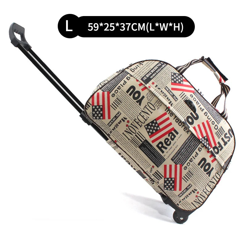 Suitcase And Travel Bags Wheels New Waterproof Large Capacity Carry On Luggage Trolley Handbag Unisex Valises A Roulettes