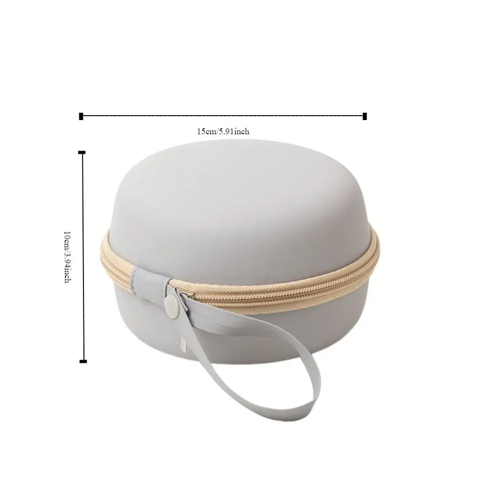2024 EVA U Type Neck Pillow Case Round Hard Storage Bag Camping Porable Carry Pouch Travel